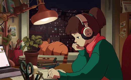 Lofi Girl 络菲｜1 A.M 自习时光📚「学习/工作/放松/YouTube热门合集/playlist/chill」｜Lo-Fi低保真