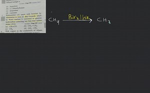 (a) DIBAL-H (c) Red Phosphorus (d) CaO The alkane that gives on... | Filo