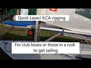 Easy laser/ILCA rigging
