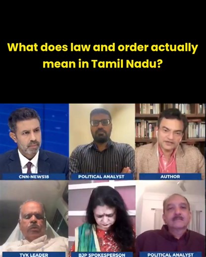 156K views · 4.6K reactions | What does law and order actually mean in Tamil Nadu? | Anand Ranganathan | Facebook