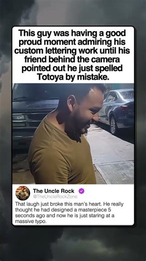 PROUD MOMENT GONE WRONG