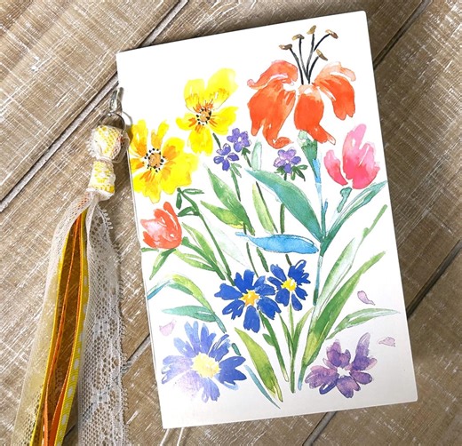 Altered Greeting Card Junk Journal Blank Mini Journal Scrapbook Photo Journal Memory Keeper Journal Greeting Card Gift - Etsy