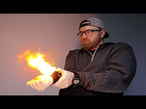 The Wrist Mounted Flamethrower!