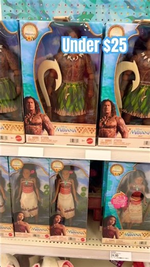 NEW Moana LIVE ACTION MOVIE figures now on sell! 🏝️