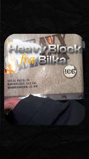 Heavy Block 20 skud fra Bilka🔥 #fyrværkeri #heavyblock #bilka #test #batteri #nytår2025 #vuurwerk