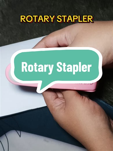 Stapler ba kamo?! i check mo na itong rotary stapler from kw triO! #rotarystapler #360stapler #stapler #schoolsupplies #school #artsandcraft