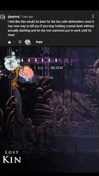 Is a Summoner build good for lost kin in #hollowknight #shorts