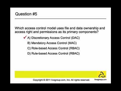 Q and A Access Control - MAC, DAC and RBACs