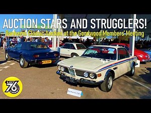 Bonhams Classic Car Auction at Goodwood Members Meeting 2026 - Stars and Strugglers!