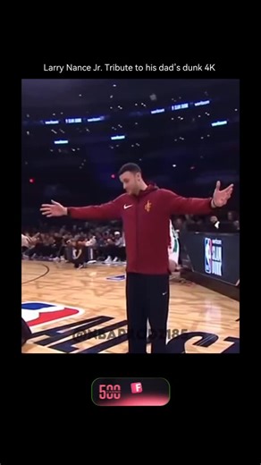 Footy Frenzy on Instagram: "Larry Nance Jr.’s tribute to his dad’s iconic dunk was a powerful blend of history, emotion, and modern flair. By recreating Larry Nance Sr.’s legendary 1984 Slam Dunk Contest move in crisp 4K detail, Nance Jr. wasn’t just copying a highlight — he was honoring a moment that helped define NBA dunk culture. The upgraded visual quality made the homage feel timeless, connecting generations by showing how the athleticism, creativity, and swagger of the original dunk still 