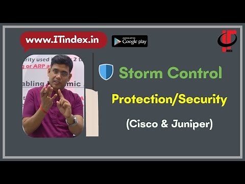 🛡️ Storm Control in Networking | 🚫 Stop Broadcast Storms (Cisco & Juniper)
