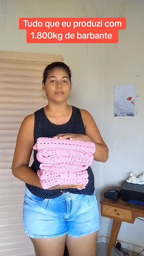 Large Pink Crocheted Blanket Showcase