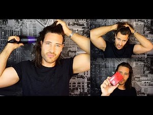 Haarstyling TUTORIAL für Männer - mit langen Haaren