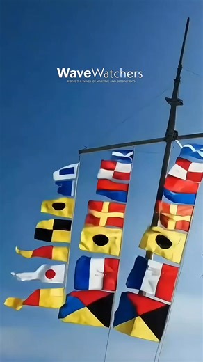 Did You know ? Silent signals, loud impact. Master maritime flags..they could save your life when radios fail. #QuickFacts #MaritimeSkills #WaveWatchers #SeafarerLife | Wave Watchers