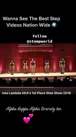 #alphakappaalpha #aka1908 #aka1908💚💕 #akastep #stompworld #steptok