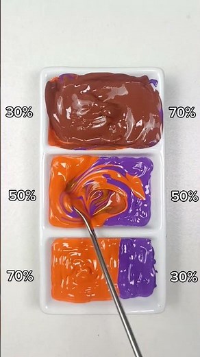 Mixing 🧡Orange and 💜Purple Volume Colors