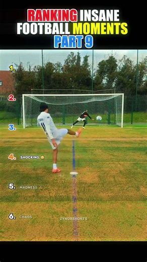RANKING INSANE FOOTBALL MOMENTS PART 9: THE CRAZIEST YET 🤯⚽ |