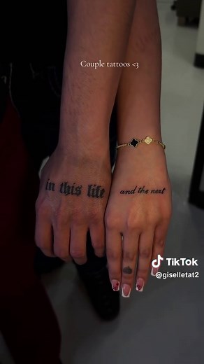 Creative Couple Tattoos to Celebrate Your Love