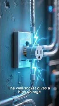 How Voltage REALLY Works ⚡ #energy #electrical #voltage #science #voltageprotection #voltagedrop