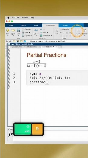 MATLAB | Partial Fractions