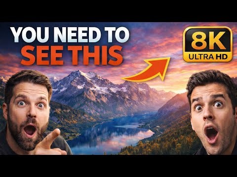 Peaceful Lake Sunset 🌅 | 8K Ultra HD Nature