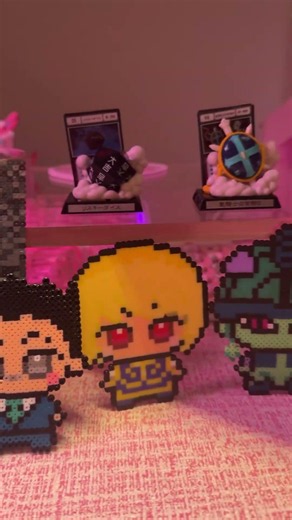アイロンビーズでHUNTER×HUNTER💖 #pinkroom #アイロンビーズ #ハンターハンター