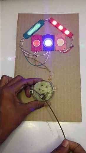 “How to Generate Electricity from Hand Energy ⚡ | Synchronous Motor Experiment”