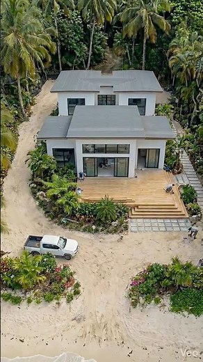 Building a Stunning Modern Beach Villa Near Crystal Ocean | Timelapse