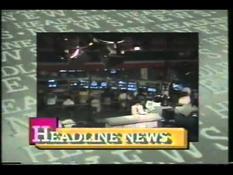 Headline News close in 1985 with Lyn Vaughn