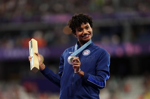 Olympic silver medalist Anna Cockrell enjoys stylish vacation, poses in green bikini on yacht after concluding her 2025 track season