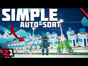 Making A SIMPLE Auto Sorting Storage System, And Mining For IRON!