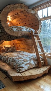 720K views · 10K reactions | Dream Bedroom朗 | Log Cabin | Facebook