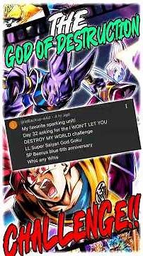 The BATTLE OF GODS Challenge! Using Beerus in Dragon Ball Legends