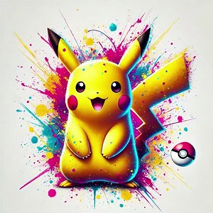 5 PNG Pikachu Png Splash and Watercolor Png Pikachutransparent PNG File for Sublimation Pikachu PNG - Etsy