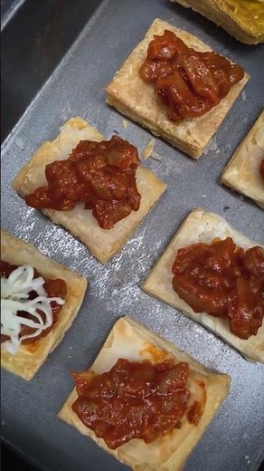 Masala Bean Puff | Quick | Cheesy | Effortless