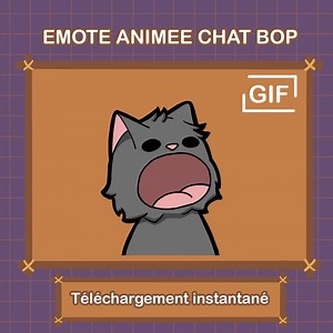Cat Bop Animated Emote - Twitch, Discord - 1 Chibi Animated Emote: Cat Bop Meme - Etsy Canada