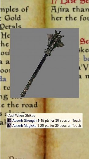 Morrowind Artifact Review - Mace of Molag Bal #gaming #morrowind #retrogaming #artifacts #memes