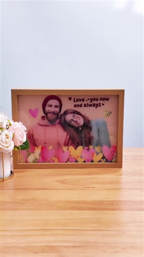 Custom LED Sublimation Glass Photo Frame Ideas