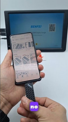 The Easiest Wireless Display Ever? BENFEI USB-C to HDMI Kit Setup & Real Life Usage #shortvideo