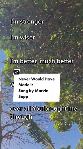 Never Would Have Made It - Marvin Sapp