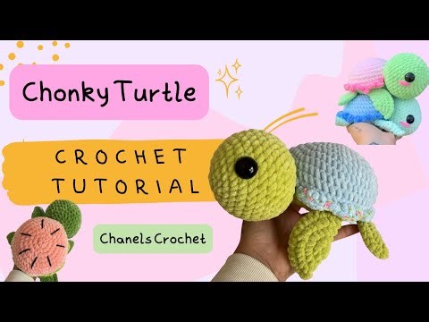 Crochet Turtle Tutorial 🐢