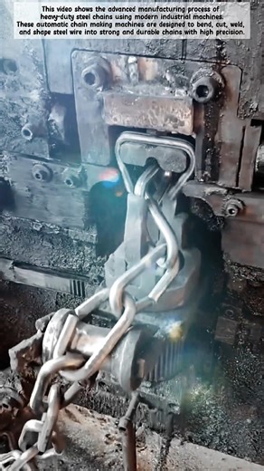 Advanced Chain Manufacturing Machine Process! #shorts