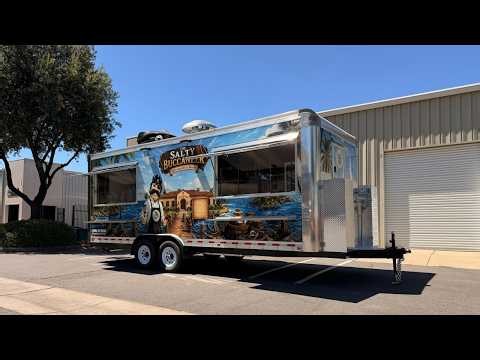 22ft Custom School Food Trailer Walkthrough | The Salty Buccaneer