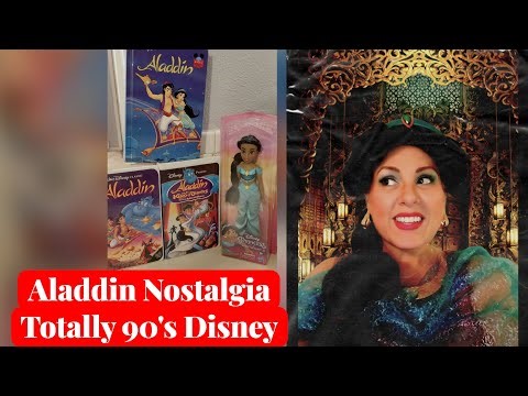 Aladdin Nostalgia | 90s VHS, Disney Store Displays & Meeting Princess Jasmine