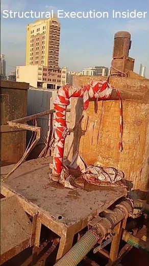 Ever Seen How Bentonite Slurry Is Actually Made on a Pile Site? 🤯🚧 #piledrilling #construction