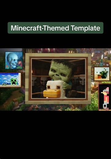 Minecraft Movie Excitement: Customizable Template Inside!