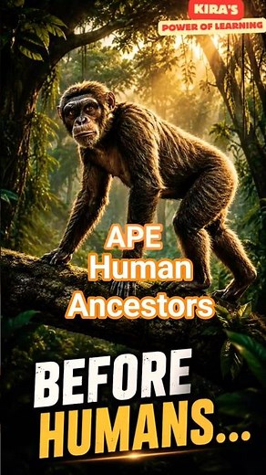 Proconsul: The Ancient Ape Before Humans! 🦍⏳ #Shorts #viralshort #facts