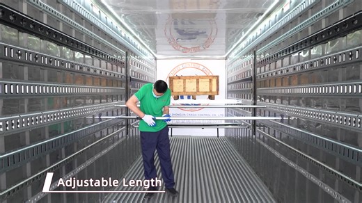 Ratchet Load Lock Cargo Bar Stabilizer for Pickup Trucks 45-72 Inches