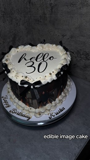 Delicious Cake with Edible Images for Birthdays