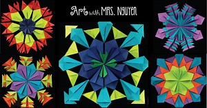 Radial Paper Relief Sculptures (4th/5th)